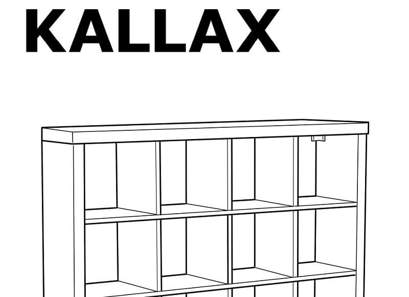 Instruction Manual Ikea Kallax Shelf In, Ikea Bookcase Instructions Expedit