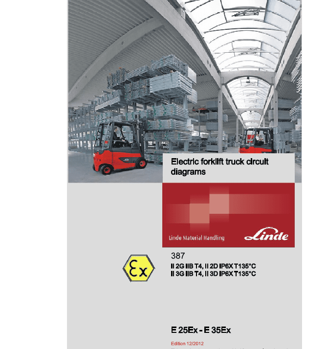 Linde Series 387 Electric Lift Truck: E20, E25, E30, E35 Workshop Service Manual