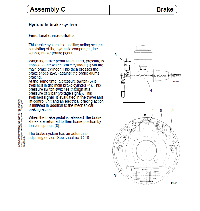 OM Pimespo ETL13 Forklift Workshop Manual