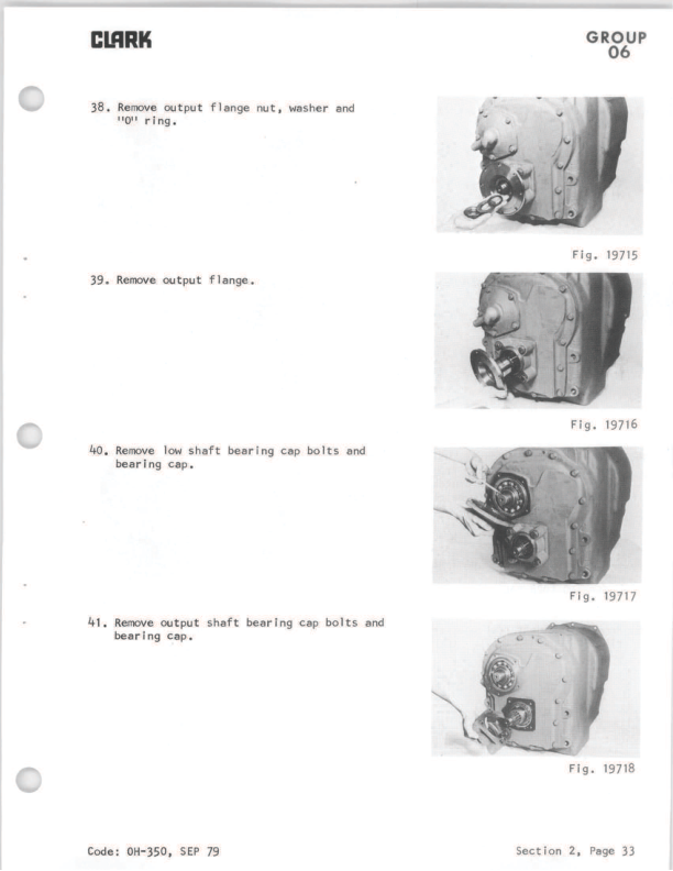 c500 y160 s230 y1625 overhaul manual oh 354d 128