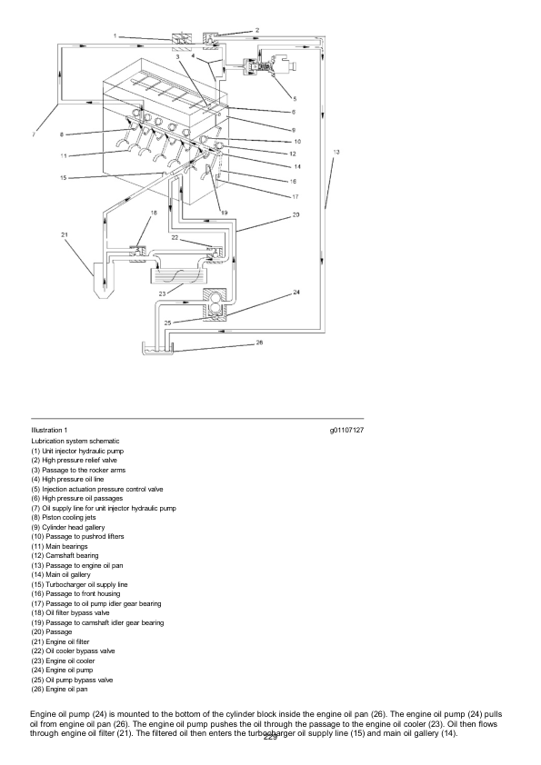 caterpillar cat 3126b engine machine service repair manual bma00001 and up 229