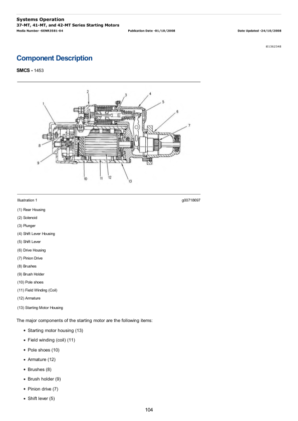 caterpillar cat 3126b reman engine service repair manual bes00001 and up 103