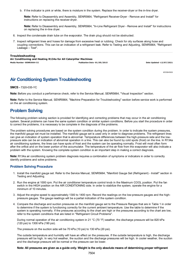 caterpillar cat ad30 underground articulated truck service repair manual gxr00001 and up 7503