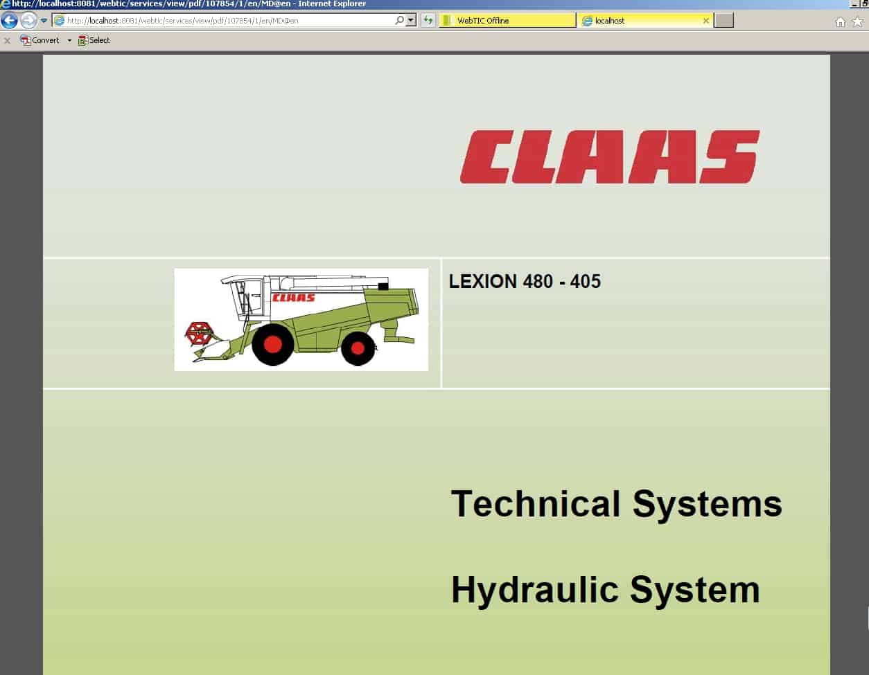 CLAAS WebTIC Offline and Parts Doc 2.2 (Updated March 2025)