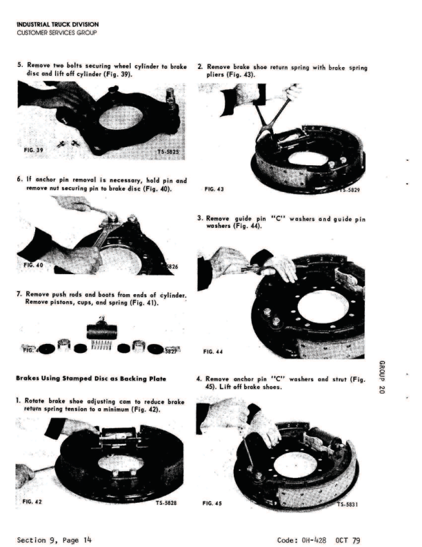 clarklift c500 overhaul manual oh 428 117