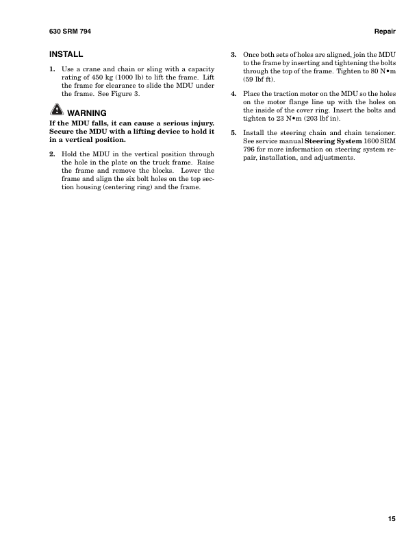 hyster a1 00xl a1 25xl a1 50xl forklift truck c203 series repair manual eu 18