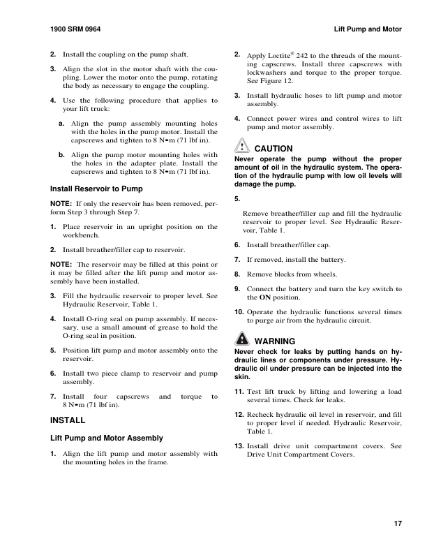 hyster b60zac pallet truck b230 series repair manual 20