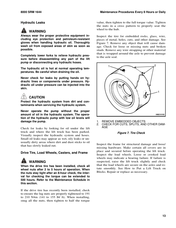 hyster b60zac pallet truck c230 series repair manual 16