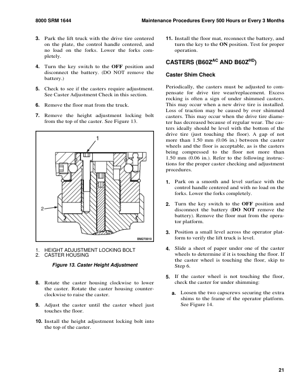 hyster b60zac pallet truck c230 series repair manual 24