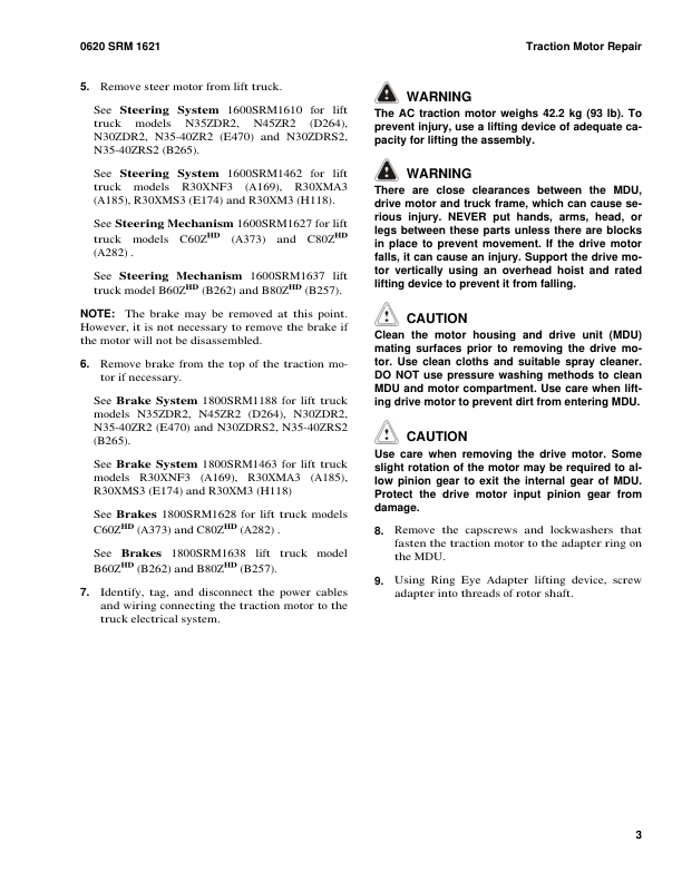 hyster b60zhd b80zhd pallet truck b262 series repair manual 6