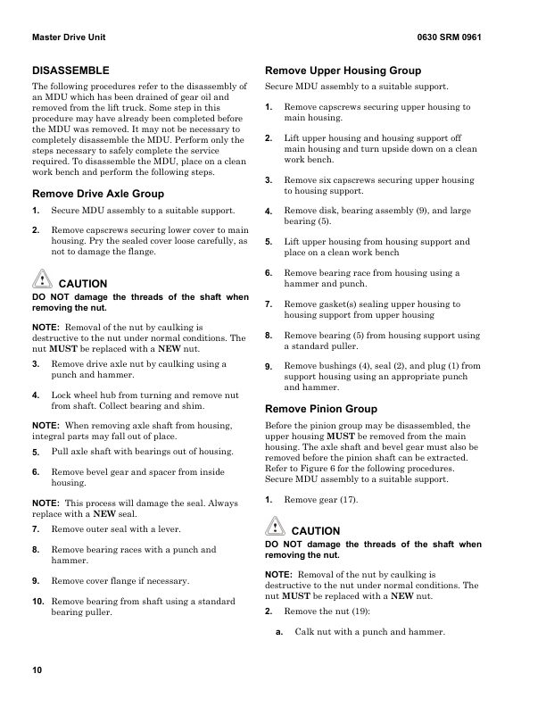 hyster b60zhd2 b80zhd2 pallet truck c262 series repair manual 17