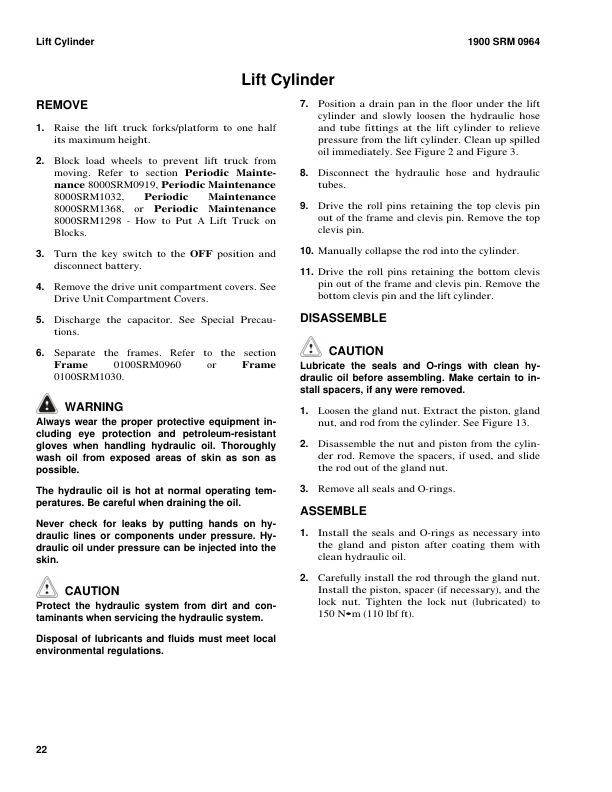 hyster b80zac pallet truck b233 series repair manual 25