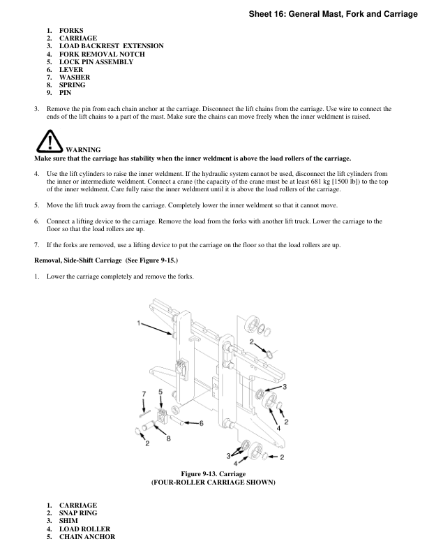 yale erc030af erp030af erc040af erp040af forklift a814 service repair manual 168