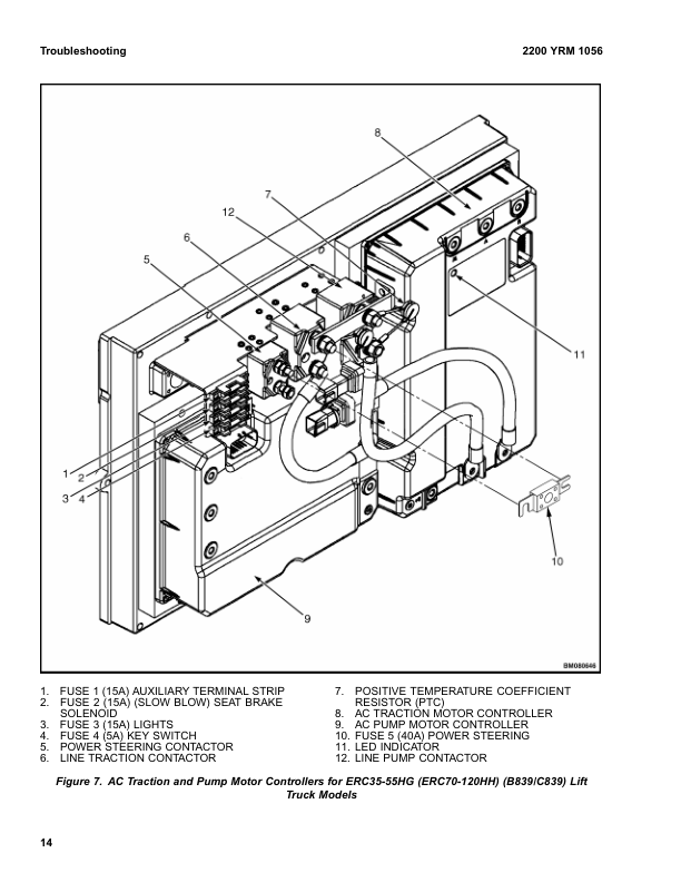 yale erc030ah erc040ah forklift b814 service repair manual 18