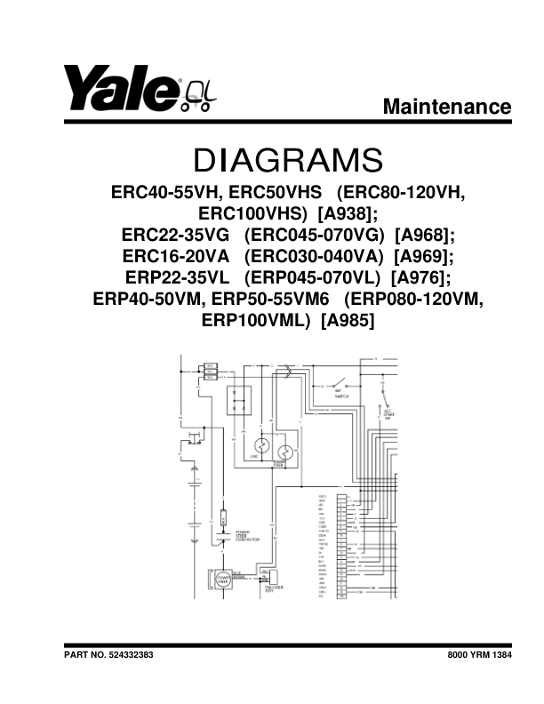yale erc030va erc035va erc040va forklift a969 service repair manual 1 1