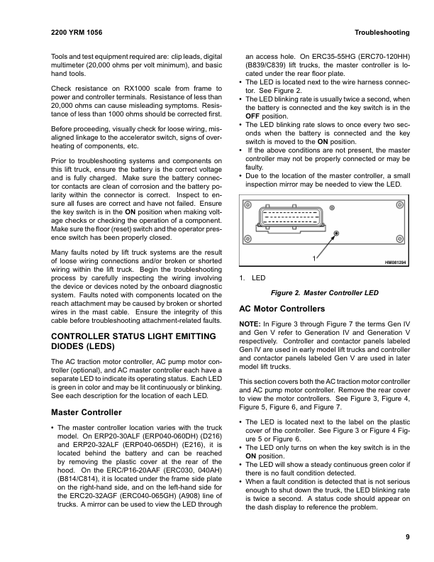 yale erc35hg erc40hg erc45hg erc55hg forklift c839 service repair manual 13