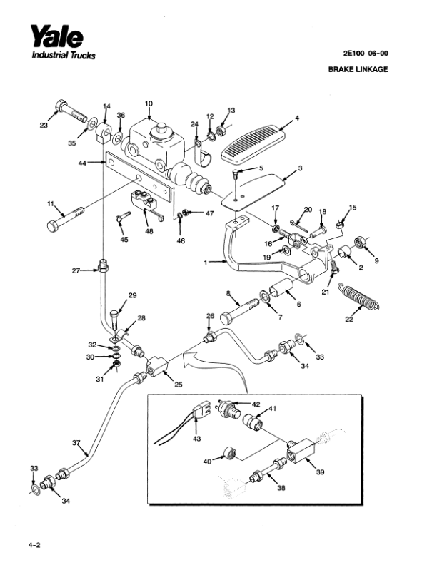 yale erc70hd erc80hd erc100hd erc120hd forklift a839 parts manual 194