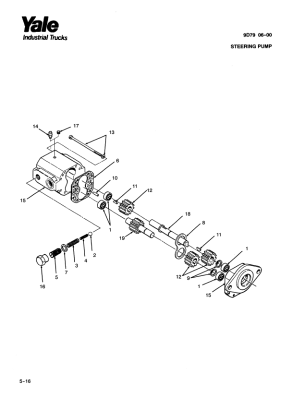 yale erc70hd erc80hd erc100hd erc120hd forklift a839 parts manual 224