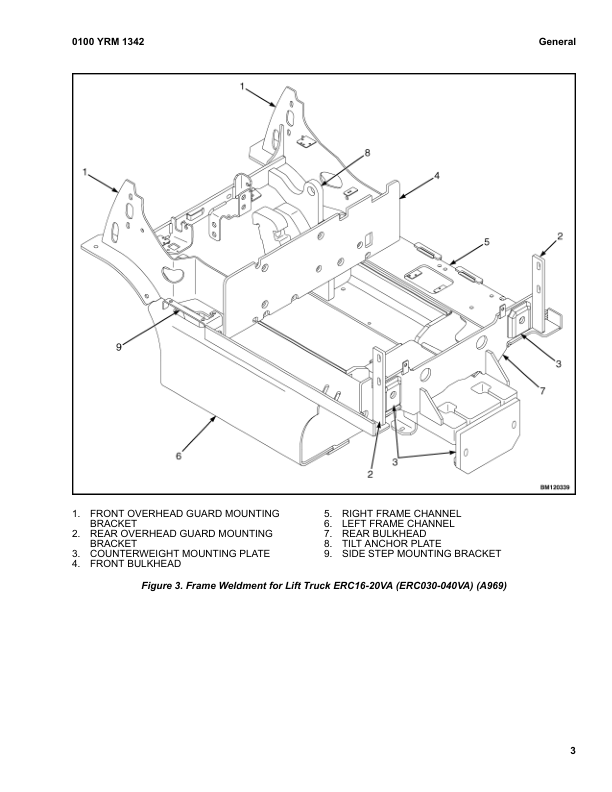yale erc80vh erc100vh erc100vhs erc120vh forklift a938 service repair manual 9