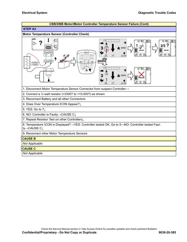 yale erp025vc erp030vc electric forklift b888 service repair manual 507