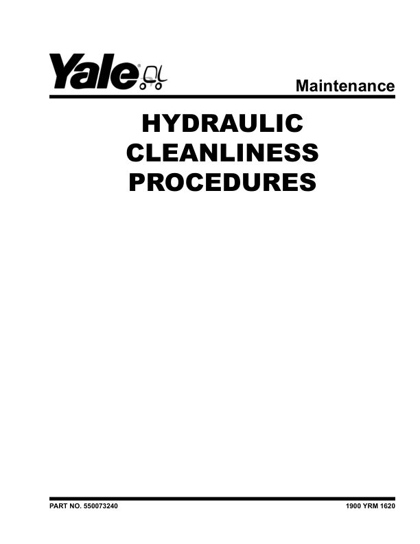 yale erp15vt erp16vt erp18vt erp20vt forklift g807 series repair manual 1 1