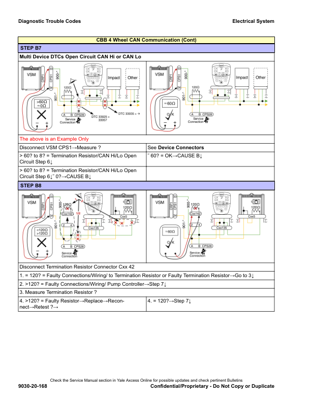 yale erp15vt erp16vt erp18vt erp20vt forklift g807 series repair manual 296