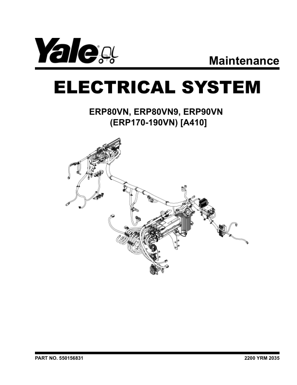 yale erp170vn erp175vn36 erp190vn forklift a410 service repair manual 1 1
