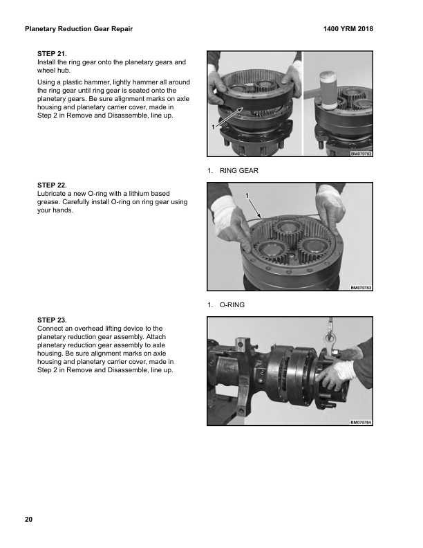 yale erp170vn erp175vn36 erp190vn forklift a410 service repair manual 24