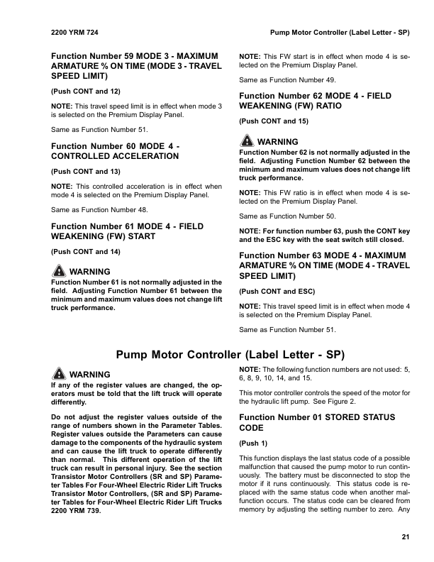 yale erp20alf erp25alf erp30alf electric forklift b216 service repair manual 27