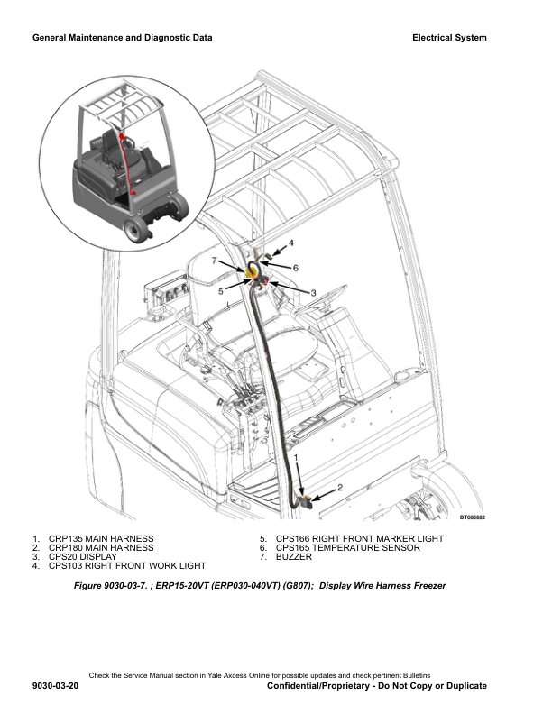 yale erp22vl erp25vl erp30vl erp35vl electric pallet truck a976 service repair manual 66