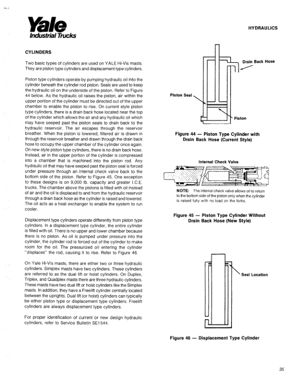 yale esc020ab esc025ab esc030ab forklift a824 service repair manual 139