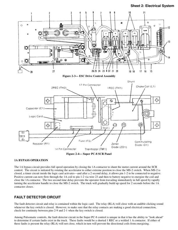 yale esc020ab esc025ab esc030ab forklift a824 service repair manual 68