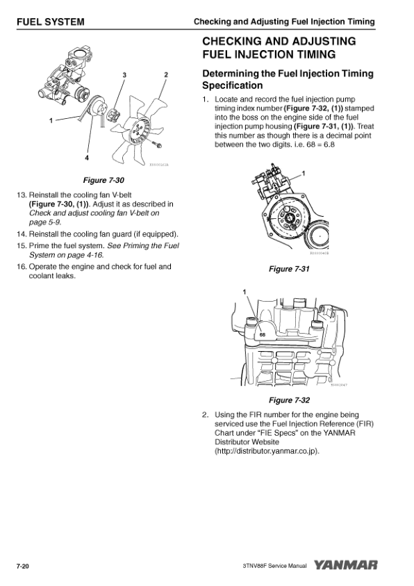 yanmar 3tnv88f engine service repair manual 165