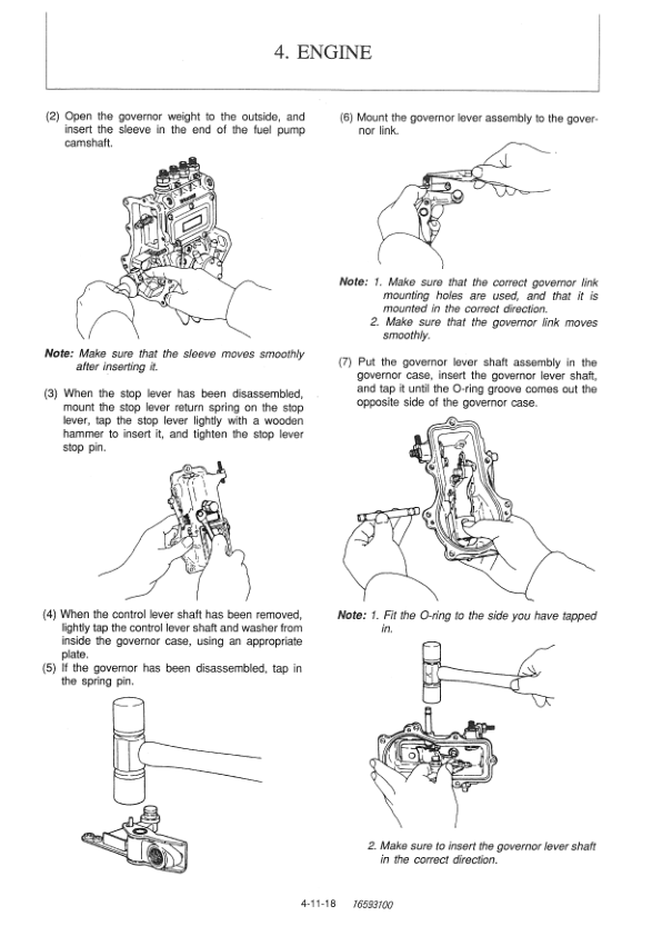 yanmar crawler excavators b50 2 b50 2a service manual 124