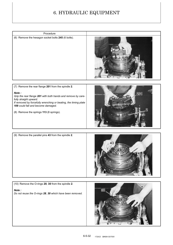 yanmar crawler excavators b7 5 b7 5a service manuals en pdf 447