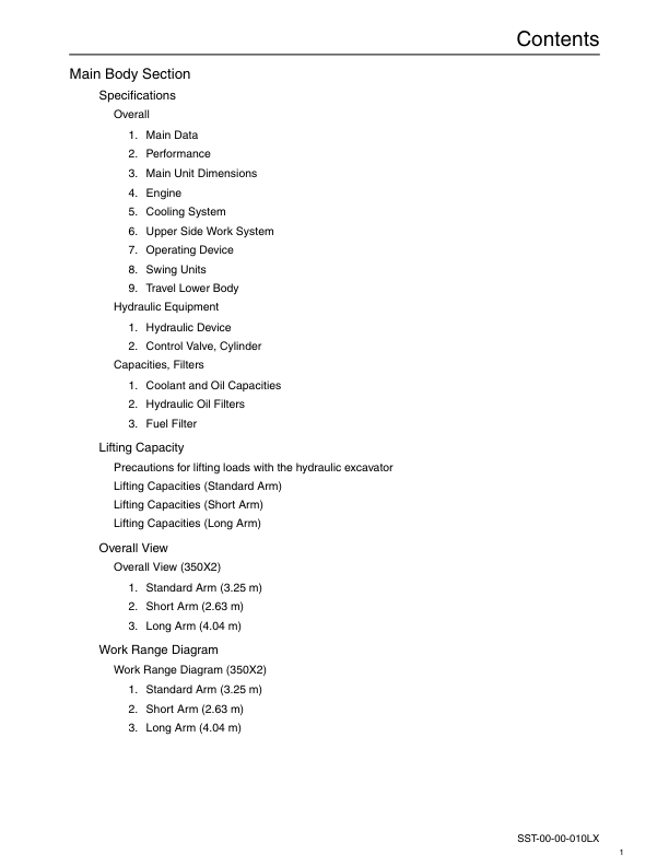 Linkbelt 350X2 Excavator Service Repair Manual