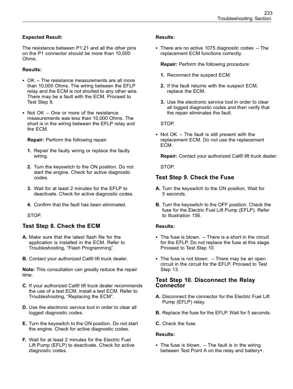 Caterpillar 1204E Diesel Engine Troubleshooting Service Manual 99799-64104-4