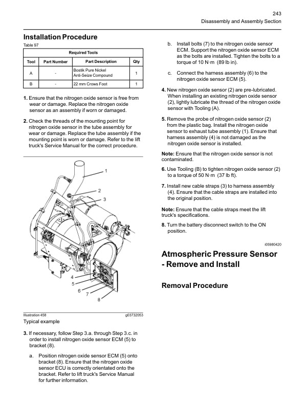 Caterpillar 1204F Diesel Engine Disassembly and Assembly Service Manual 99799-67102-5