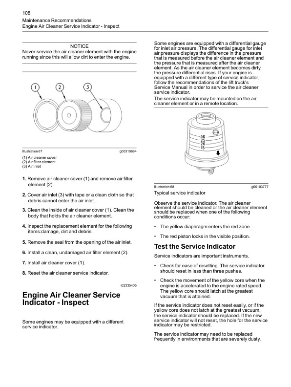 Caterpillar 1204F Diesel Engine Operation and Maintenance Manual Service Manual 99799-67105-4