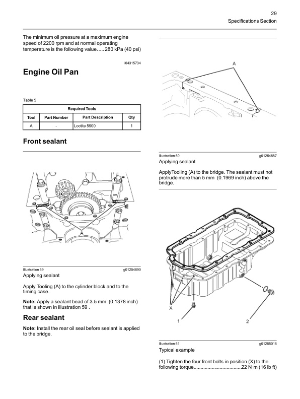 Caterpillar 1204F Diesel Engine Specifications Service Manual 99799-67101-2
