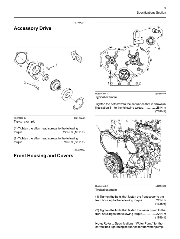 Caterpillar 1204F Diesel Engine Specifications Service Manual 99799-67101-3