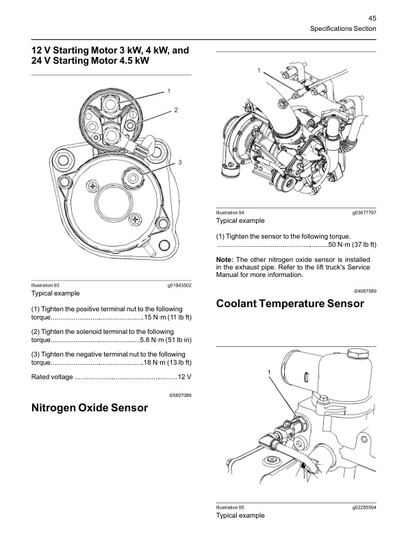 Caterpillar 1204F Diesel Engine Specifications Service Manual 99799-67101-4