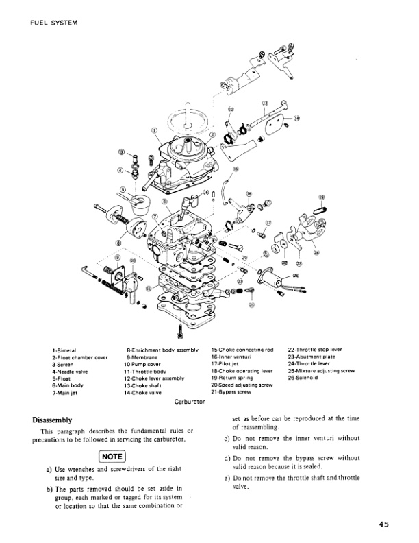 Caterpillar 1.4 Liter (4G33) Gasoline Engine Service Manual SENB8525-3