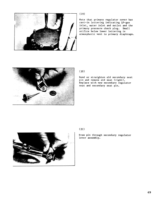 Caterpillar 1.4 Liter (4G33) to 3.0 Liter (6G72) LP Gas Supplement Service Manual SENB8531-5