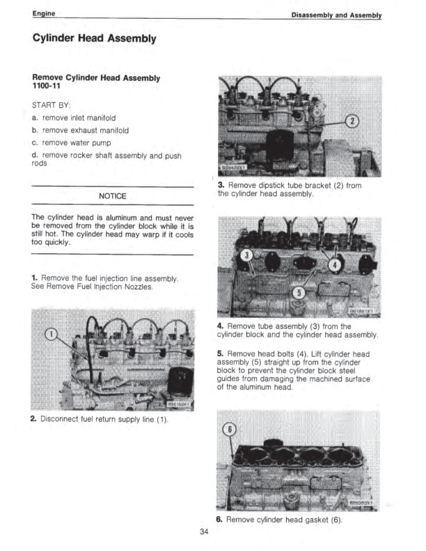 Caterpillar 2.5 Liter (XD3P) Diesel Engine Disassembly and Assembly SENB8271-2