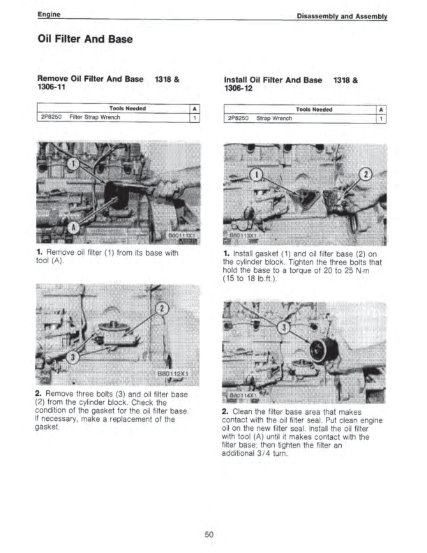 Caterpillar 2.5 Liter (XD3P) Diesel Engine Disassembly and Assembly SENB8271-4