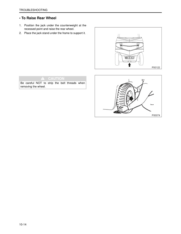 Caterpillar 2P3000 to 2PD7000, GP15NM-35NM Operation and Maintenance Manual 99710-8M110-3