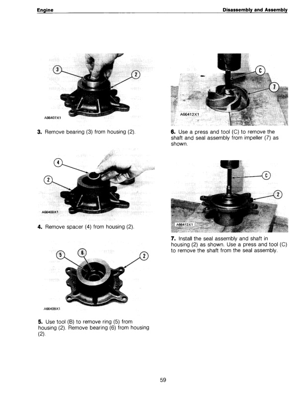 Caterpillar 3208, 3208T Vehicular Engines Disassembly and Assembly SENB8324-2
