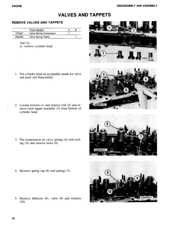Caterpillar 3.3 Liter (4.2032) Diesel Engine Disassembly and Assembly SENB8128-4