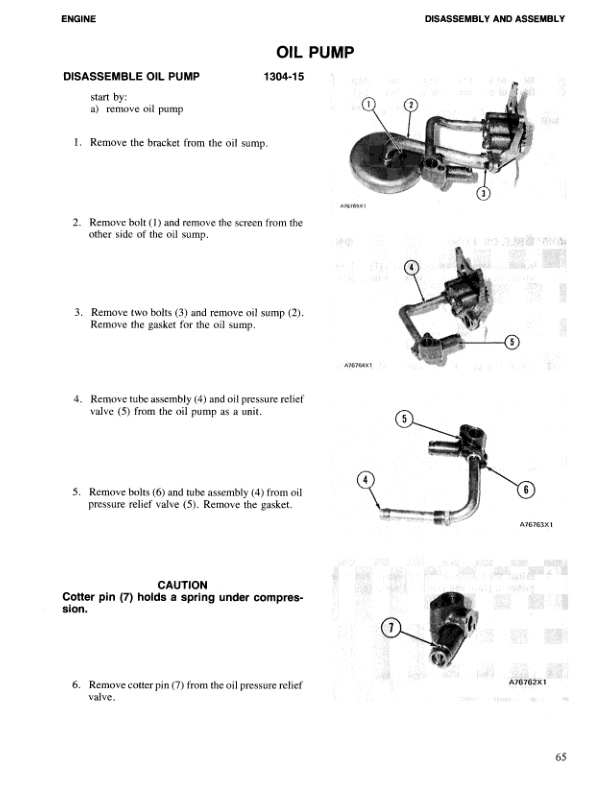 Caterpillar 4.236 Gasoline Engine Disassembly and Assembly SENB8097-3